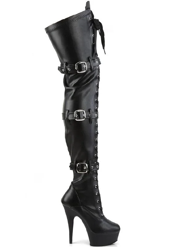 DELIGHT-3028 [Black] | PLATFORM BOOTS [PREORDER]