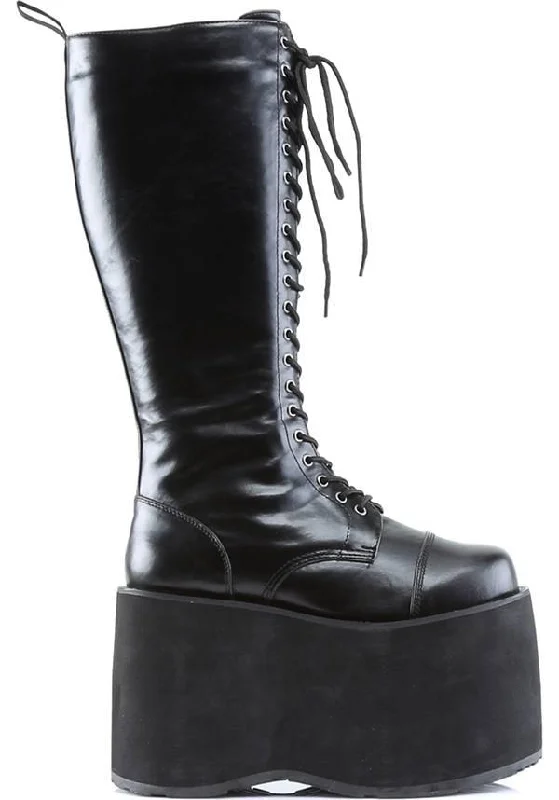 MEGA-602 [Black] | PLATFORM BOOTS [PREORDER]