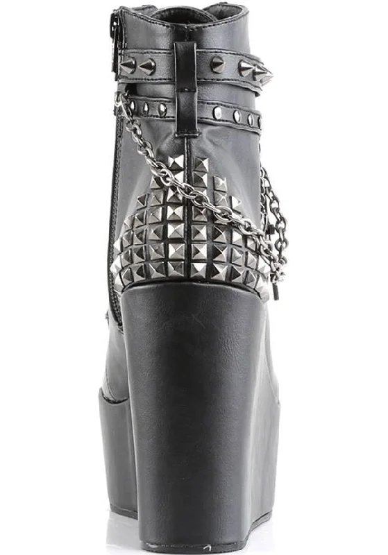 POISON-101 [Black] | PLATFORM BOOTS [PREORDER]