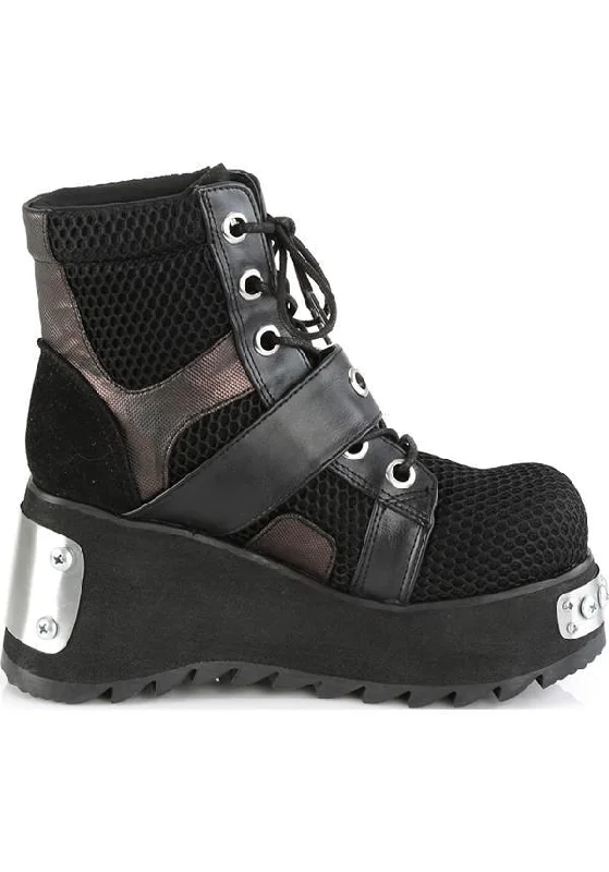 SCENE-53 [Black] | PLATFORM BOOTS [PREORDER]