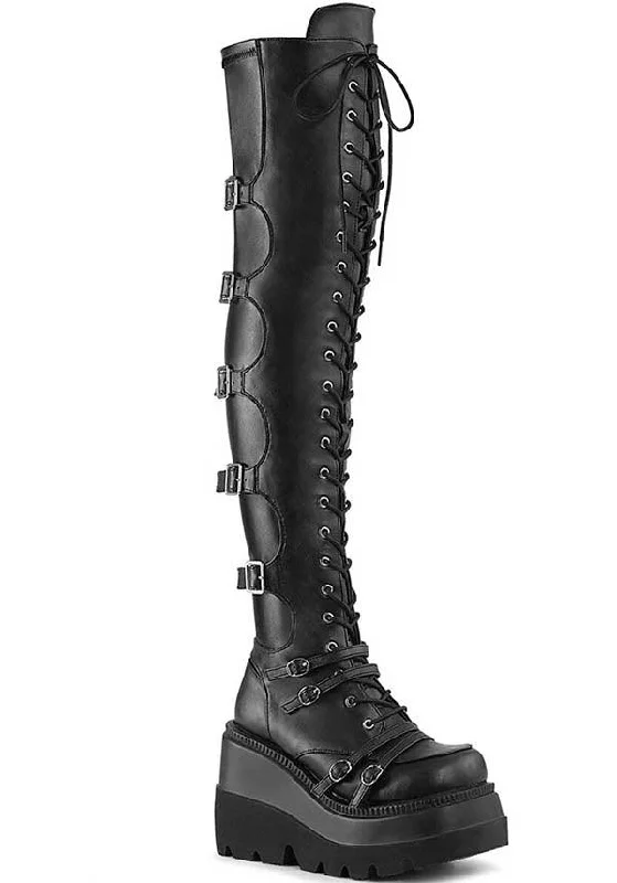 SHAKER-350 [Black] | PLATFORM BOOTS [PREORDER]