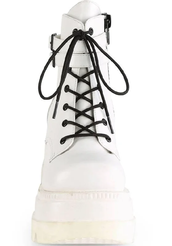 SHAKER-52 [White] | PLATFORM BOOTS [PREORDER]