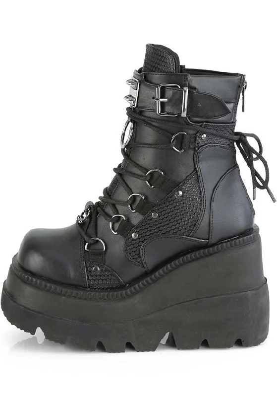 SHAKER-60 [Black] | PLATFORM BOOTS [PREORDER]