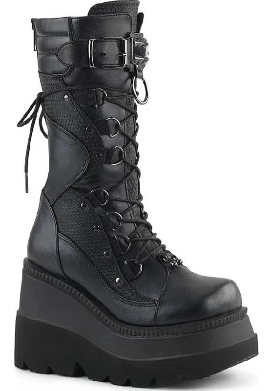 SHAKER-70 [Black] | PLATFORM BOOTS [PREORDER]