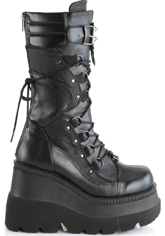 SHAKER-70 [Black] | PLATFORM BOOTS [PREORDER]