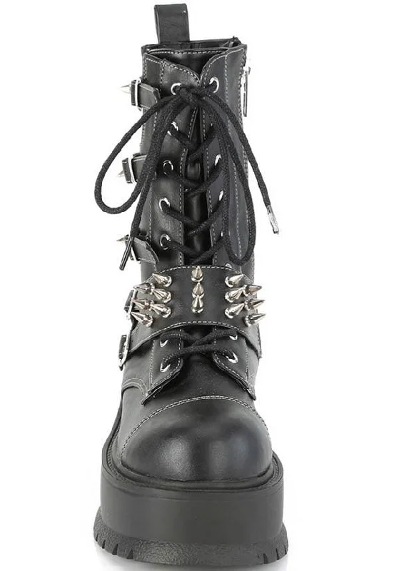 SLACKER-165 [Black] | PLATFORM BOOTS [PREORDER]