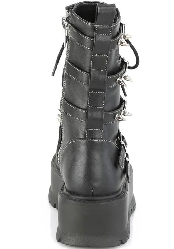 SLACKER-165 [Black] | PLATFORM BOOTS [PREORDER]