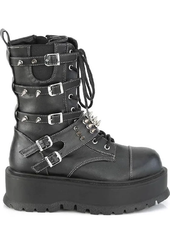 SLACKER-165 [Black] | PLATFORM BOOTS [PREORDER]