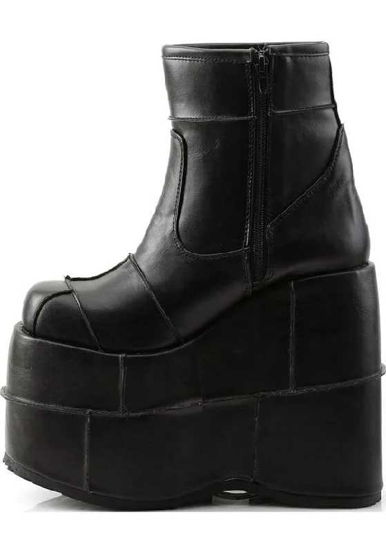 STACK-201 [Black] | PLATFORM BOOTS [PREORDER]