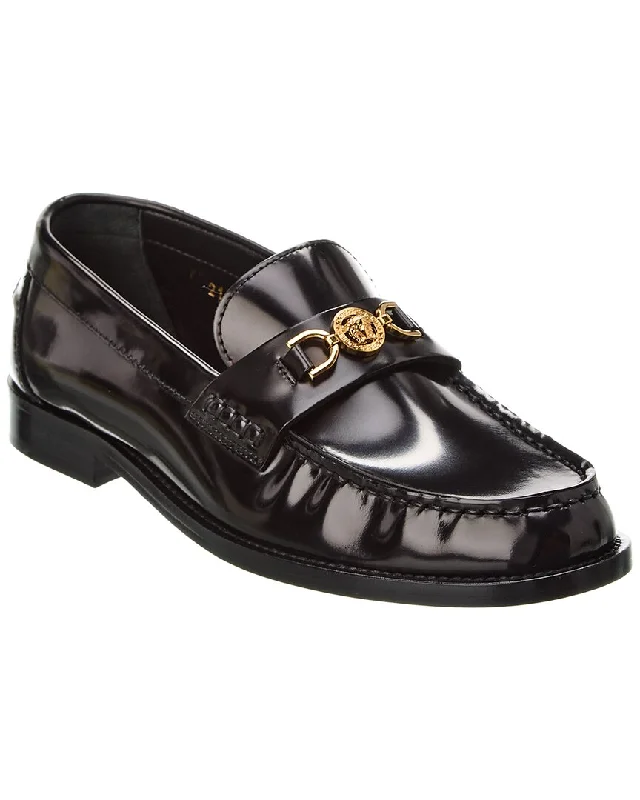 Versace Medusa Leather Loafer