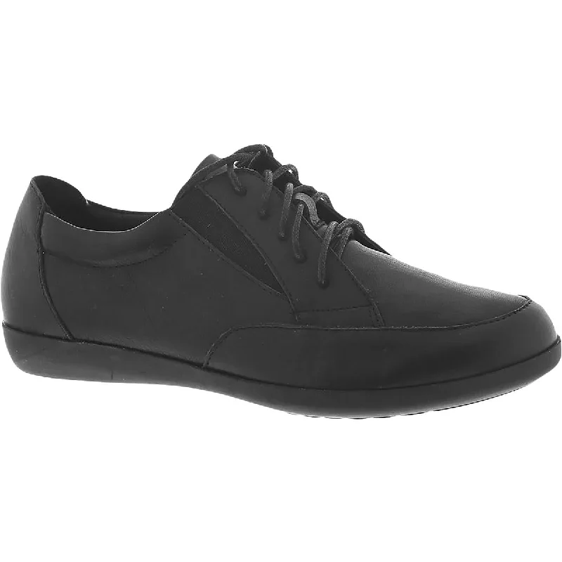 Callie Womens Leather Lace Up Oxfords