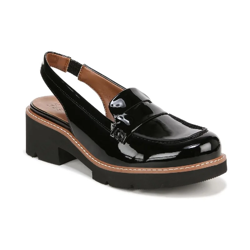 Darry Slingback Womens Patent Slingback Loafers