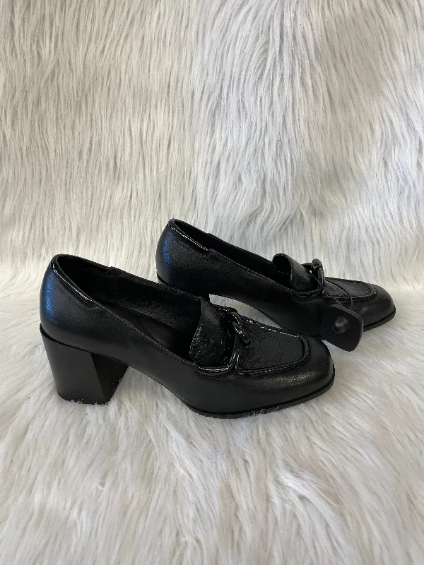 Black Shoes Heels Block Antonio Melani, Size 10