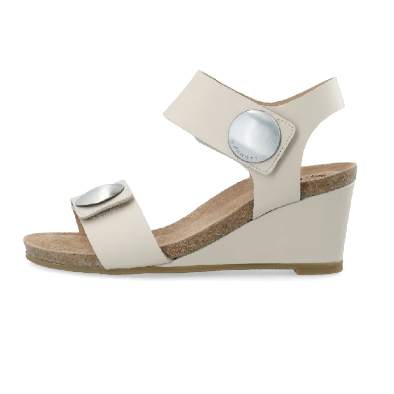 CASALBERTA Velcro Button Sandal Leather