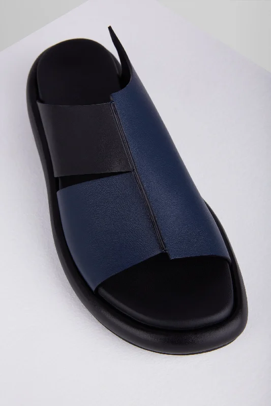 Ciambella Sandals in Blu Nero