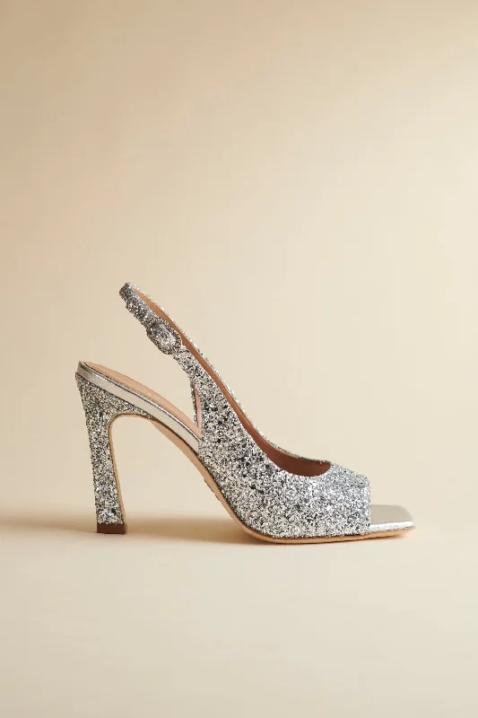 Holly Pump in Glitter