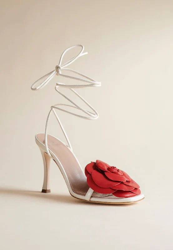 Lilia High Sandal in Ivory