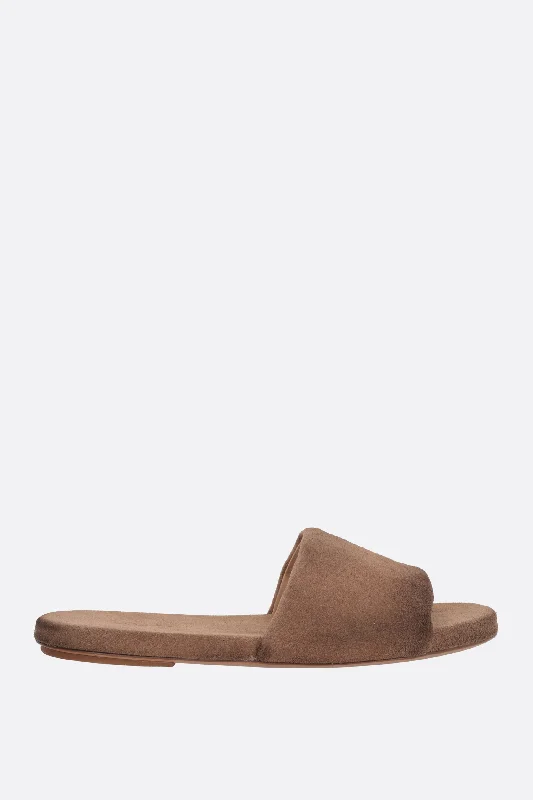 Spanciata suede slide sandals