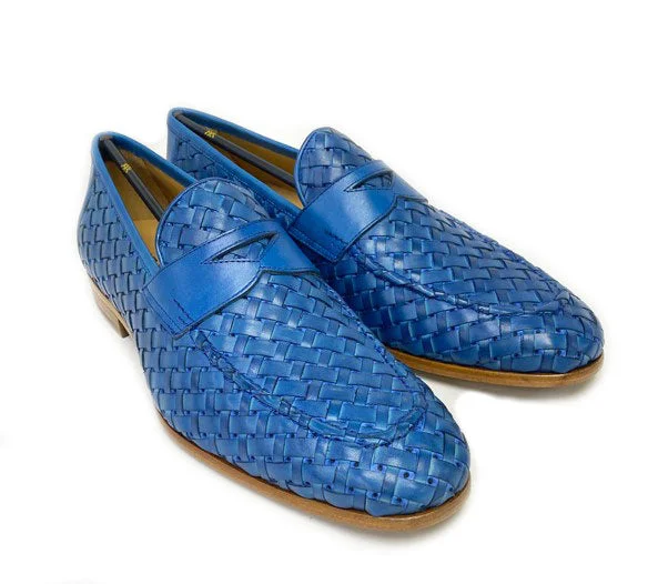 Mezlan ""Solomeo"" Woven Loafer Jeans