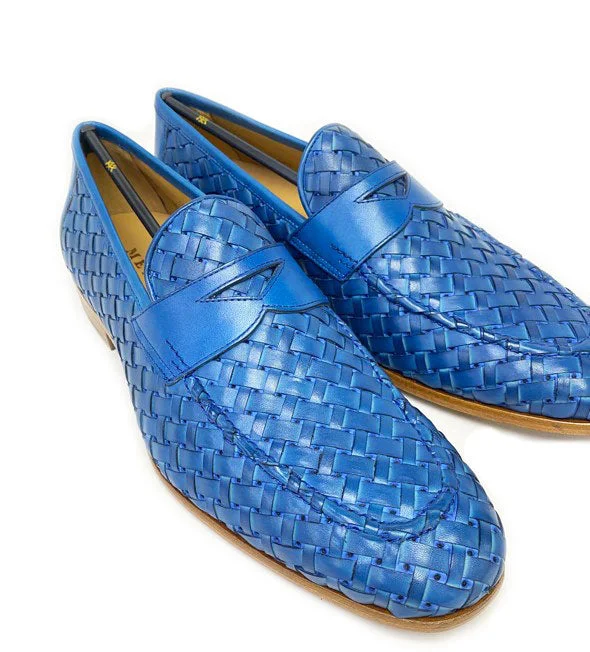 Mezlan ""Solomeo"" Woven Loafer Jeans