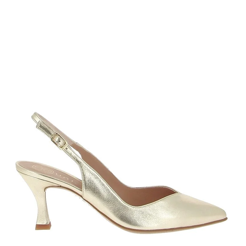 Unisa Karde Gold Slingback Pump