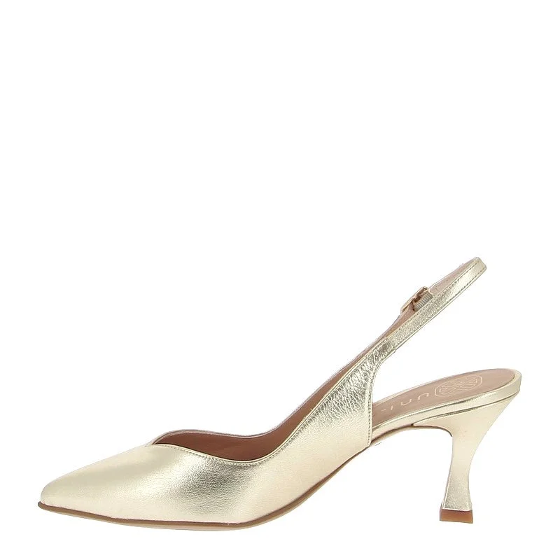 Unisa Karde Gold Slingback Pump