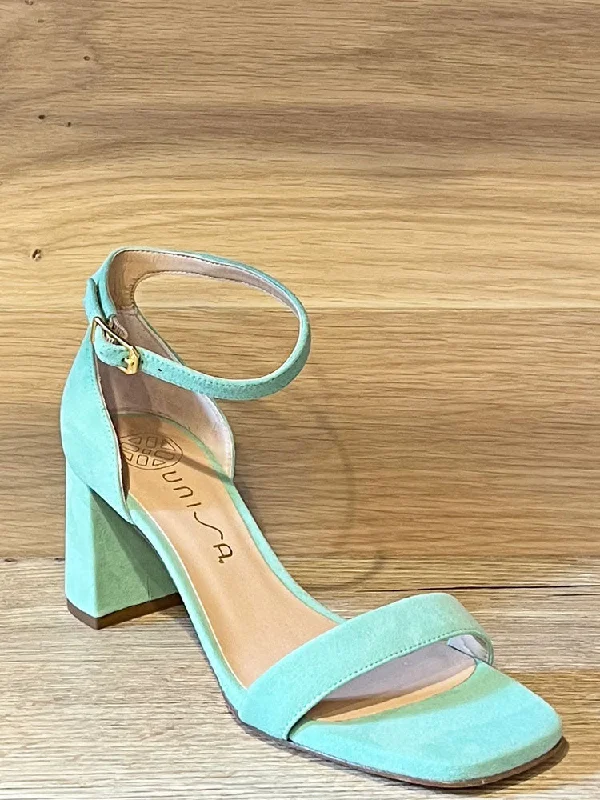 Unisa Minot Heeled Sandals Aquamarine