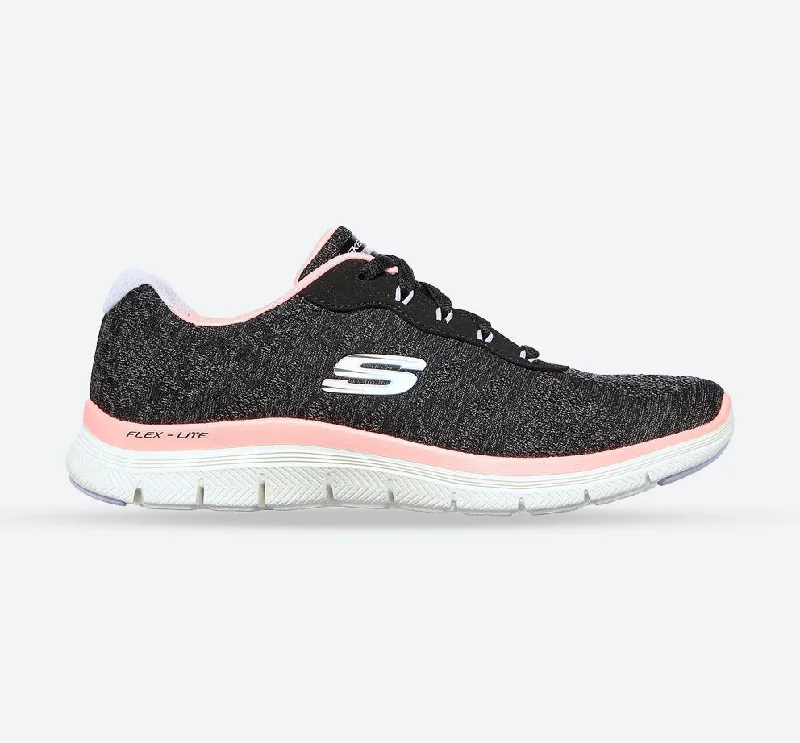 Women's Wide Fit Skechers Flex Appeal 4.0 Fresh Move 149570 Walking Trainers