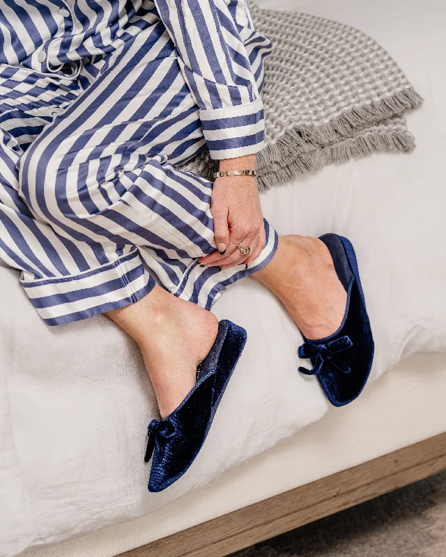 Bardot Velvet Slip-On Slipper