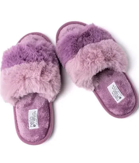 Cotton Candy Puff Slippers