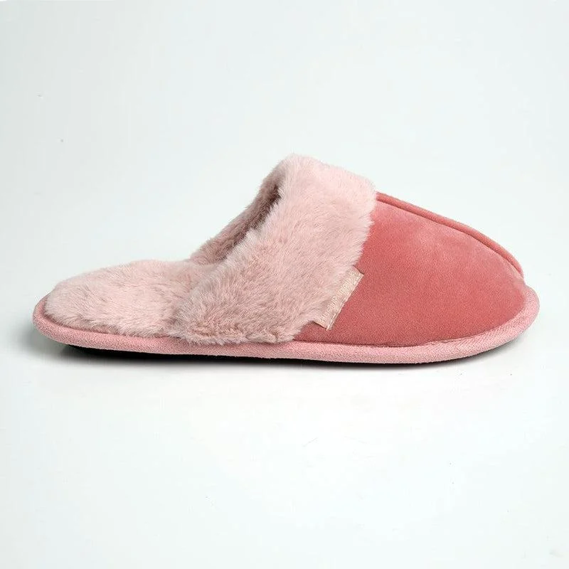 Hush Puppies Lunara Open Back Slippers - Dusty Pink