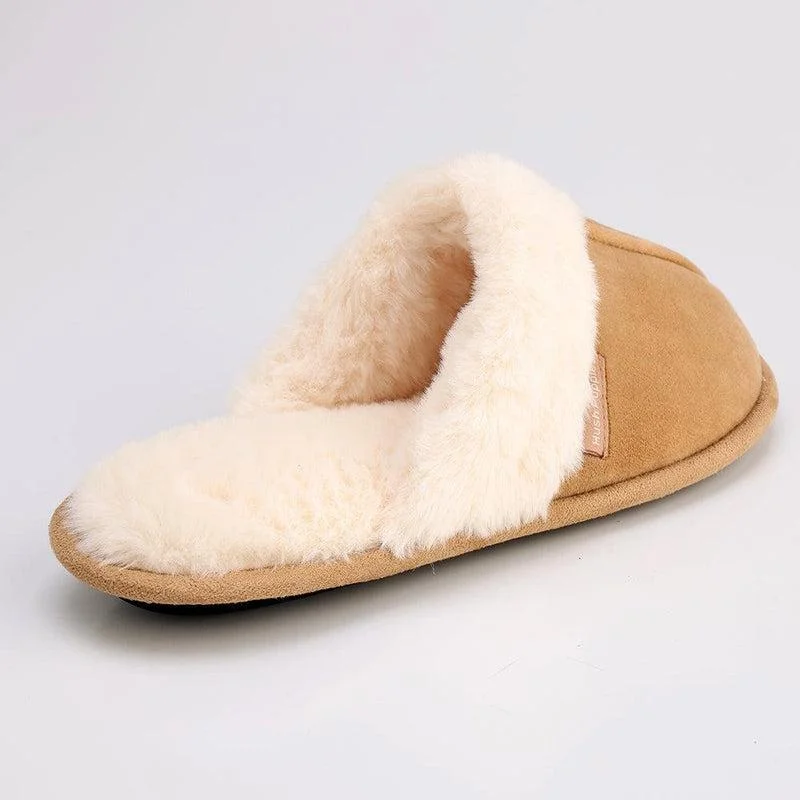 Hush Puppies Lunara Open Back Slippers -Tan