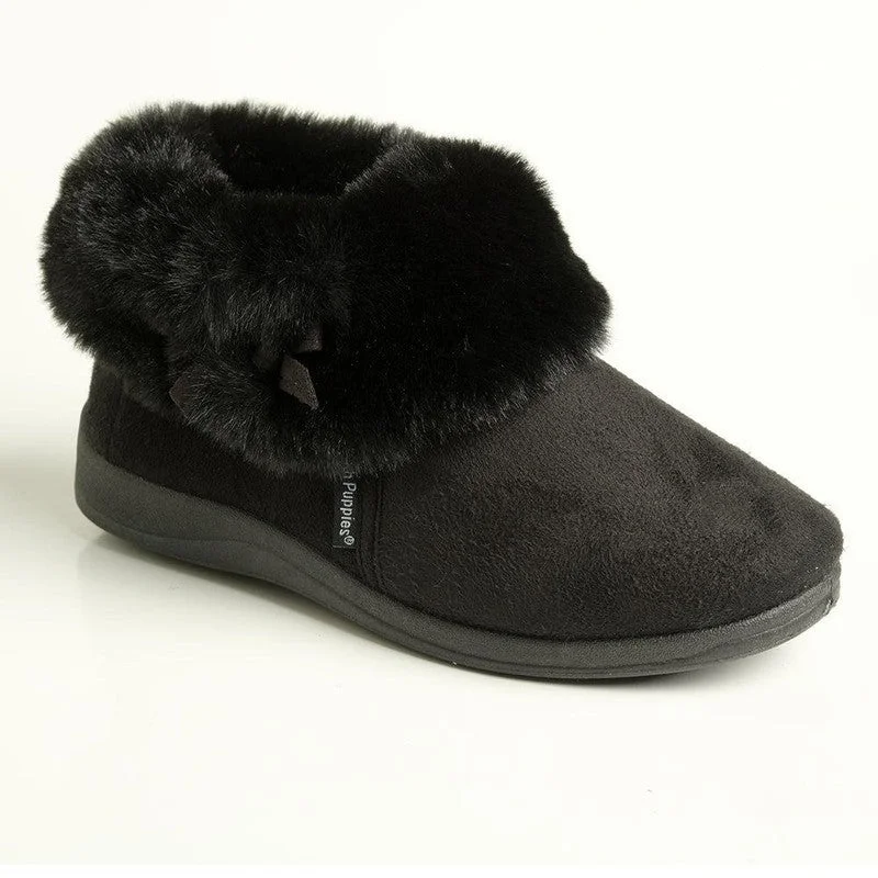 Hush Puppies Sharon Slippers - Black