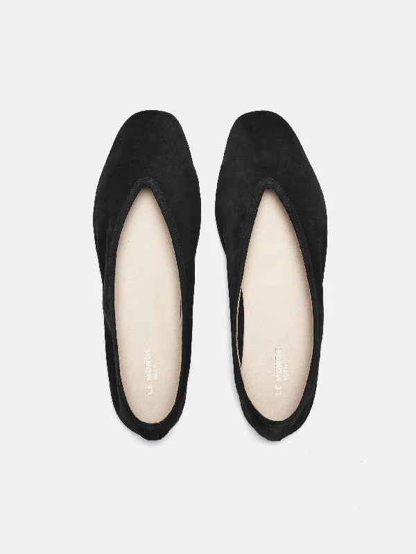 Luna Slipper / Black Suede