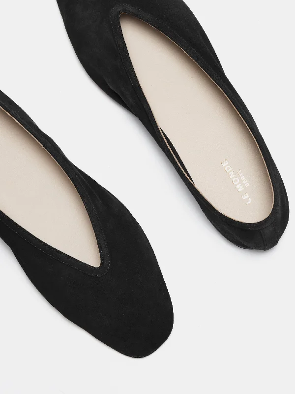 Luna Slipper / Black Suede