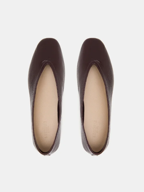 Luna Slipper / Chocolate Patent Leather