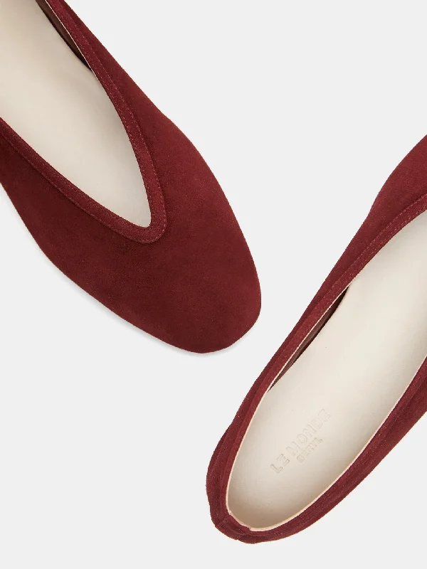 Luna Slipper / Oxblood Suede