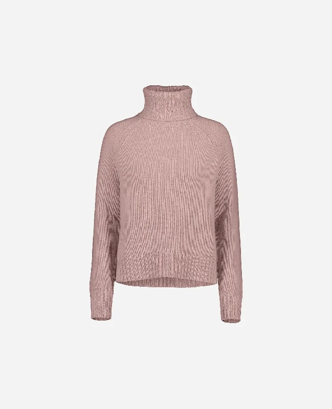 Rolli aus Cashmere-Mischung in Rose