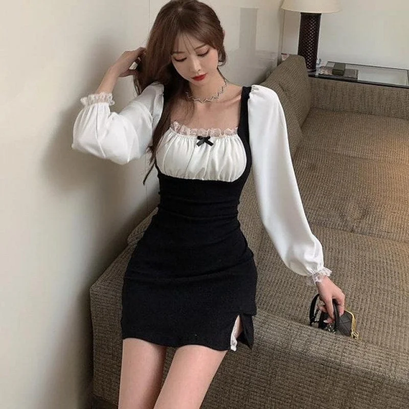 Korean Style Mini Dress