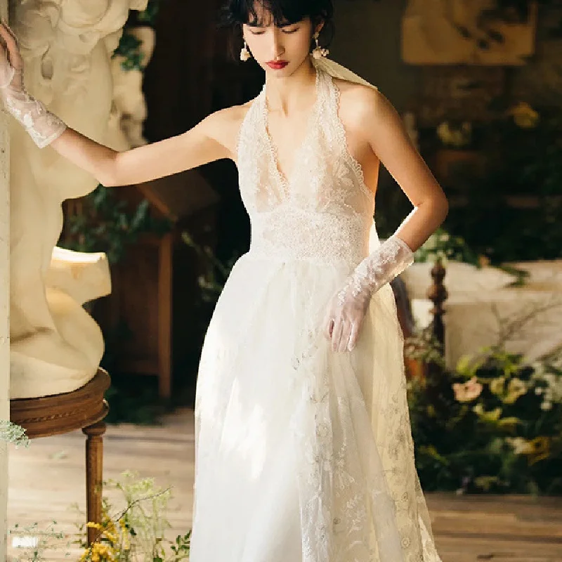 Vintage Forest Light Wedding Dress