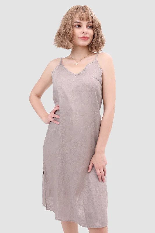 TastyHottie - Daisy Linen Slip Dress