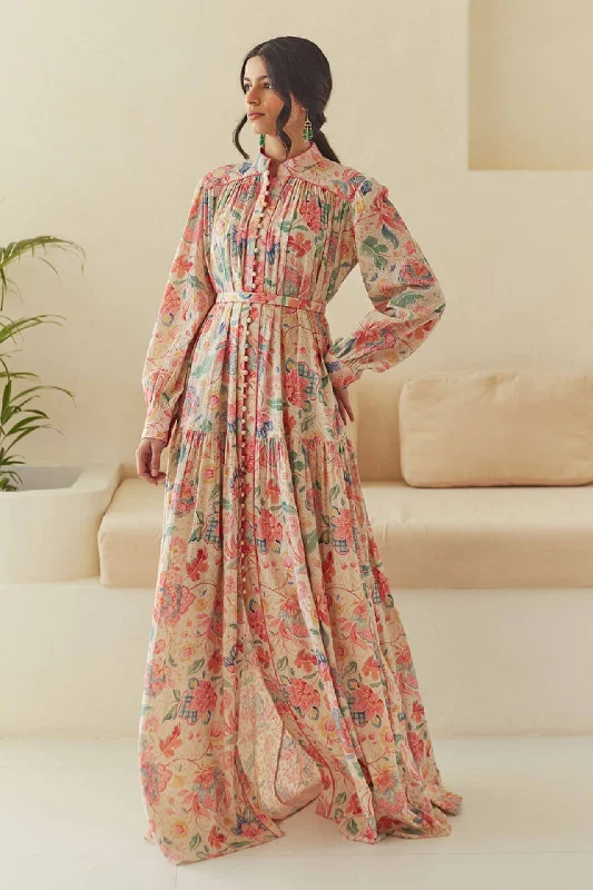 Lily Waterbrush Maxi Dress