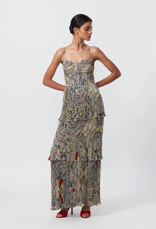 Three Tier Maxi Dress