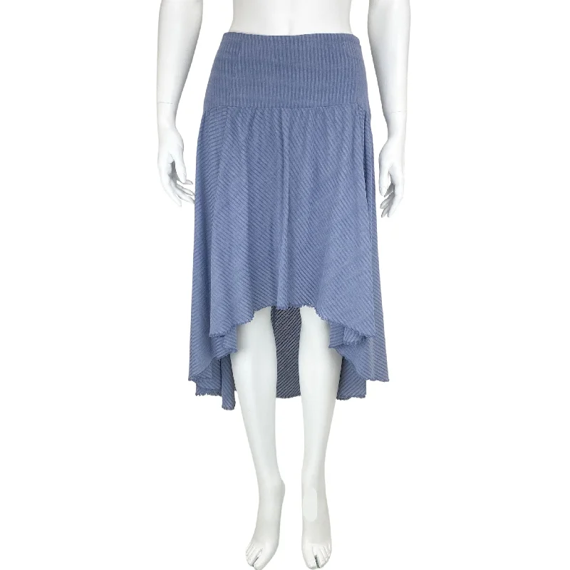 Joie, Women's Textured High-Low Skirt, Blue, Size 6