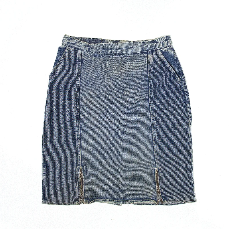 CENGIZ JEANS Short Mini Skirt Blue 90s Denim Womens UK 8