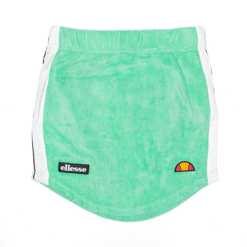 ELLESSE Y2k Sports Style Mini Green Mini Skirt UK 4