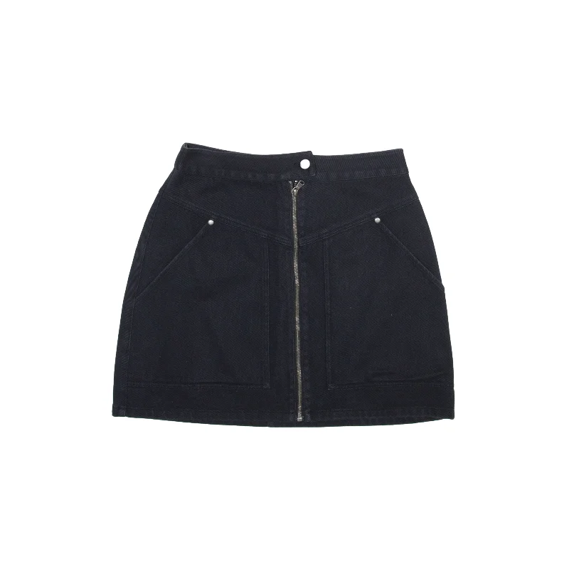 REBECCA MINKOFF Short Mini Skirt Black Womens S