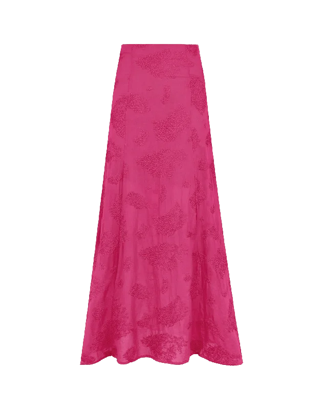 Jordana Long Skirt - Orchid