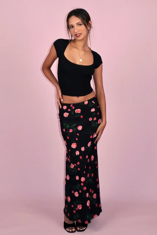 SCG MADE |Bella rosy maxi skirt