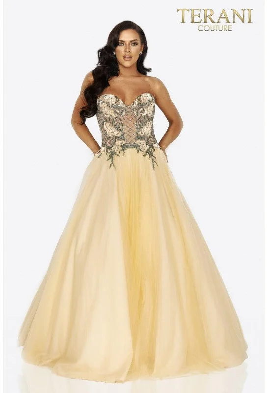 Terani Couture 2011P1149 Prom Long Beaded Ball Gown